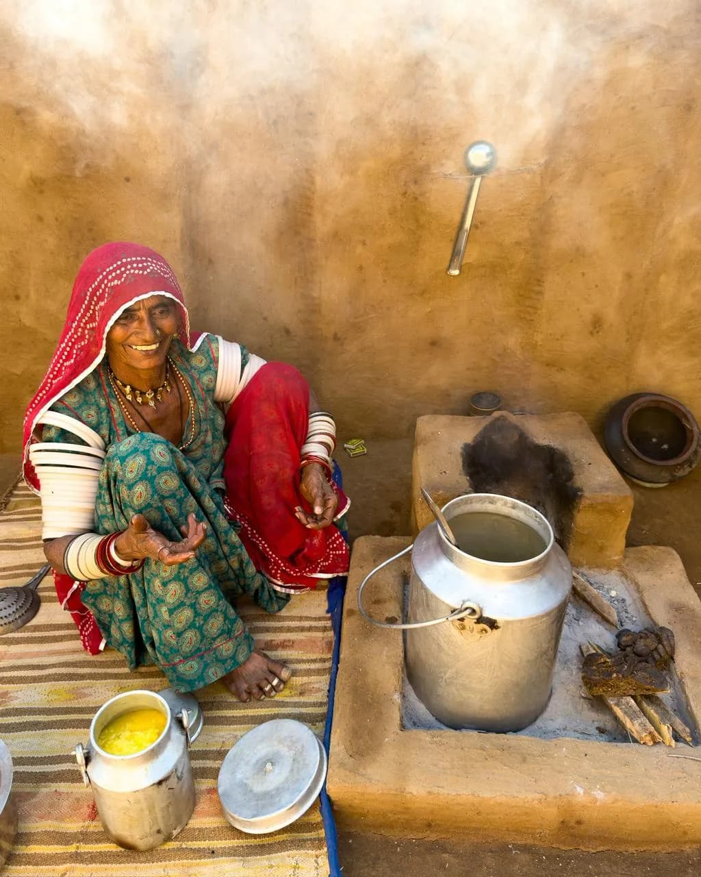 Deserts Life Journey - ghee-churning